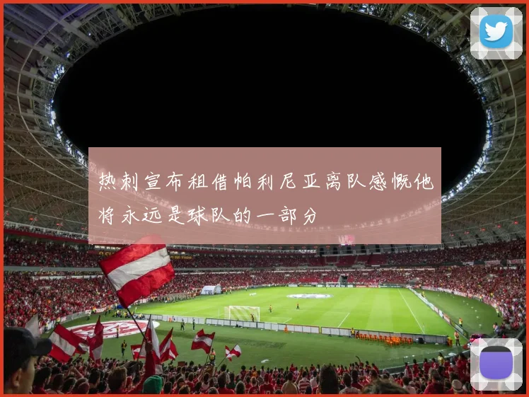 热刺宣布租借帕利尼亚离队感慨他将永远是球队的一部分